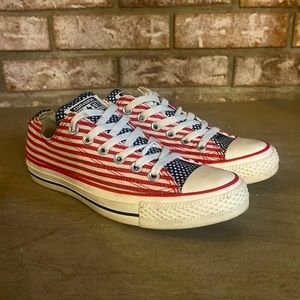 American Flag Converse All Star Chuck Taylors 7